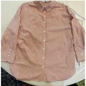 Hinson Wu Striped Button Down Shirt Long Sleeve Career Casual‎ Top |O1